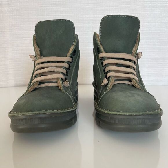On Foot 29001 High Top Green Sneaker in Kaki Khaki. US Size 39 - Picture 5 of 8